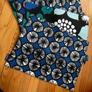LIKE NEW! Marimekko x Target reversible placemat set - Kukkatori & Appelsiini